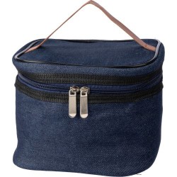 Sac isotherme personnalisé en denim pas cher - Franz Matières : polyester Couleurs : bleu goodies publicitaire événementiel