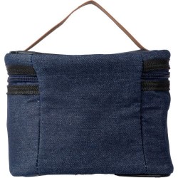 Sac isotherme personnalisé en denim pas cher - Franz Matières : polyester Couleurs : bleu impression haute définition