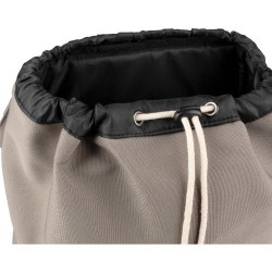 Sac à dos personnalisé en polyester pour ordinateur - Jürgen Matières : coton Couleurs : taupe marquage laser ultra précis
