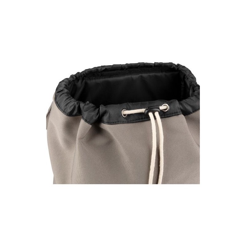 Sac à dos personnalisé en polyester pour ordinateur - Jürgen Matières : coton Couleurs : taupe marquage laser ultra précis