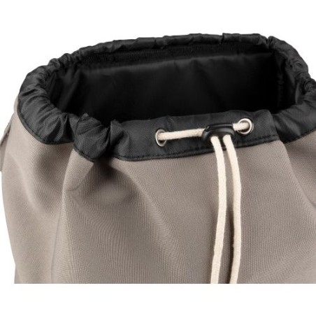 Sac à dos personnalisé en polyester pour ordinateur - Jürgen Matières : coton Couleurs : taupe marquage laser ultra précis