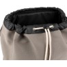 Sac à dos personnalisé en polyester pour ordinateur - Jürgen Matières : coton Couleurs : taupe marquage laser ultra précis