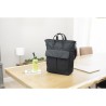 Sacoche personnalisée porte-ordinateur en polyester 900D Dean Matières : polyester Couleurs : noir accessoire événementiel uniqu