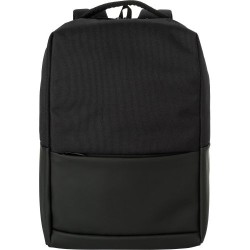 Sac à dos personnalisé en polyester 600D pour ordinateur - Oscar Matières : polyester Couleurs : noir cadeau entreprise pas cher
