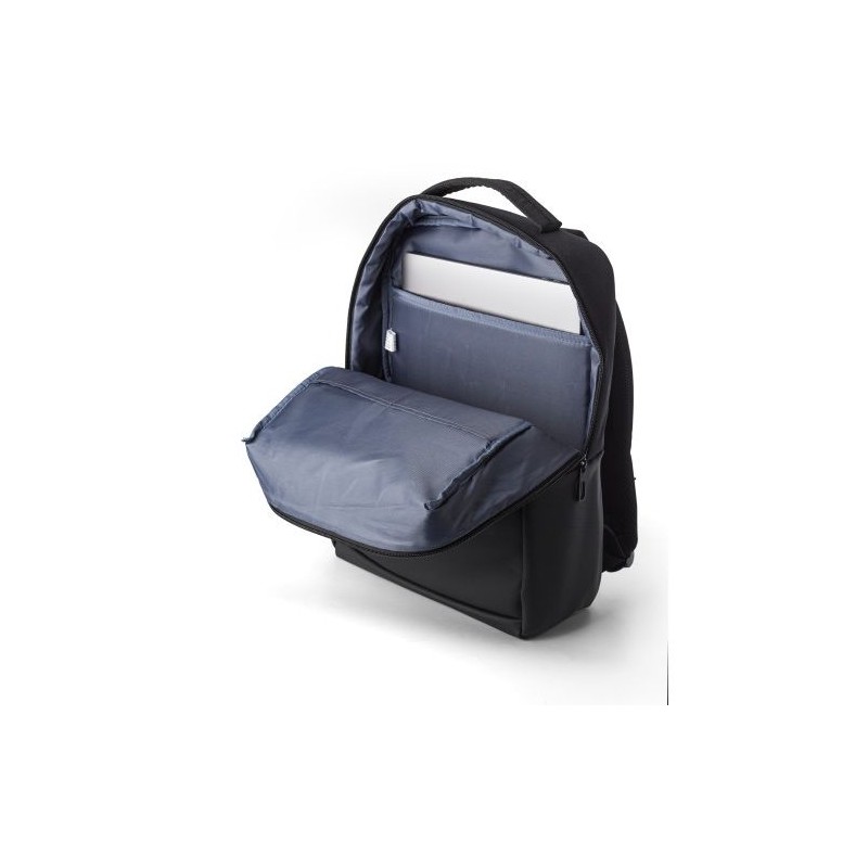 Sac à dos personnalisé en polyester 600D pour ordinateur - Oscar Matières : polyester Couleurs : noir marquage laser ultra préci