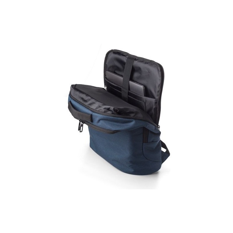 Sac à dos porte-ordinateur en polyester 600D personnalisé Nicolas marquage laser ultra précis