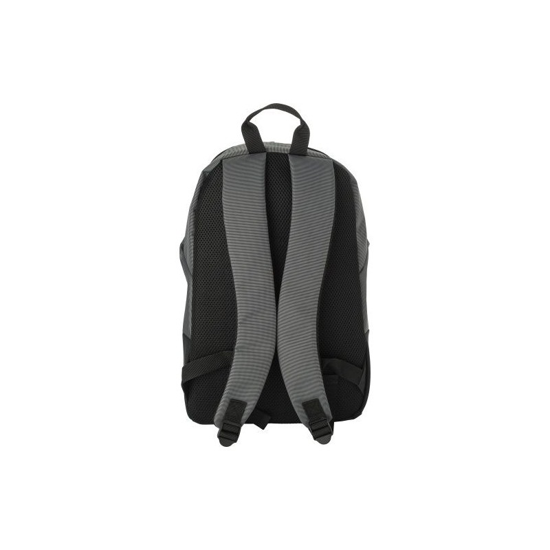 Sac à dos  en polyester 500D porte-ordinateur - Indigo Matières : métal Couleurs : gris personnalisable avec votre logo