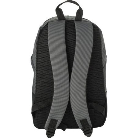 Sac à dos  en polyester 500D porte-ordinateur - Indigo Matières : métal Couleurs : gris personnalisable avec votre logo