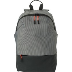 Sac à dos  en polyester 500D porte-ordinateur - Indigo Matières : métal Couleurs : gris cadeau entreprise pas cher
