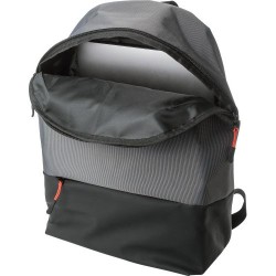 Sac à dos  en polyester 500D porte-ordinateur - Indigo Matières : métal Couleurs : gris marquage laser ultra précis