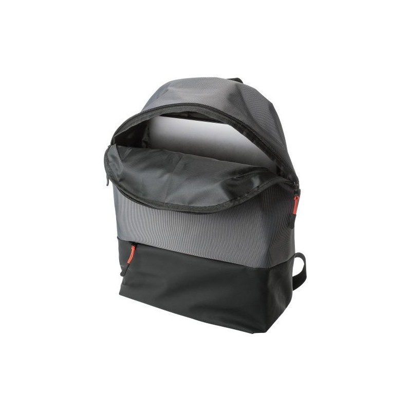 Sac à dos  en polyester 500D porte-ordinateur - Indigo Matières : métal Couleurs : gris marquage laser ultra précis