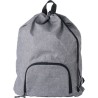 Sac à dos pliable en polyester 300D personnalisable - Camilla Matières : nylon Couleurs : gris cadeau entreprise pas cher