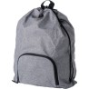 Sac à dos pliable en polyester 300D personnalisable - Camilla Matières : nylon Couleurs : gris impression haute définition