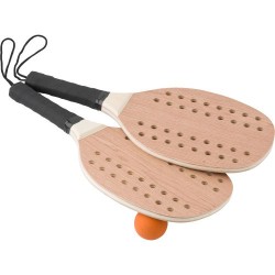 Raquettes de tennis personnalisées en bois de rose - Sergio Matières : bois Couleurs : brun impression haute définition