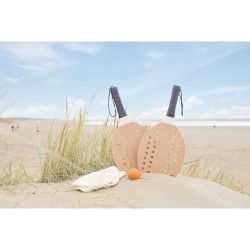 Raquettes de tennis personnalisées en bois de rose - Sergio Matières : bois Couleurs : brun marquage laser ultra précis