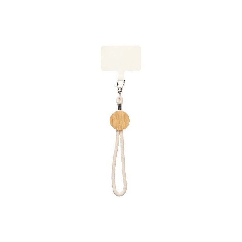 Porte-téléphone personnalisable en coton - Maxim Matières : bambou Couleurs : kaki