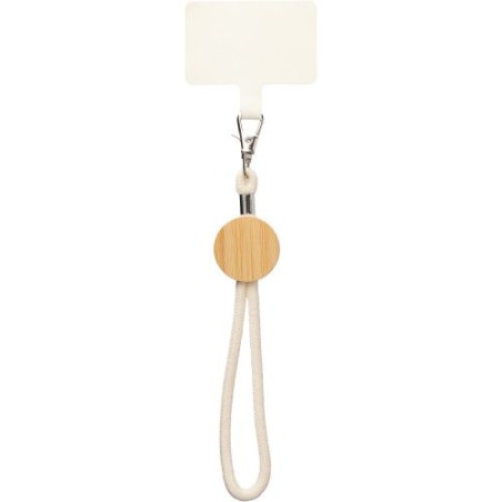 Porte-téléphone personnalisable en coton - Maxim Matières : bambou Couleurs : kaki
