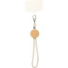 Porte-téléphone personnalisable en coton - Maxim Matières : bambou Couleurs : kaki personnalisable avec votre logo