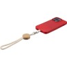 Porte-téléphone personnalisable en coton - Maxim Matières : bambou Couleurs : kaki impression haute définition