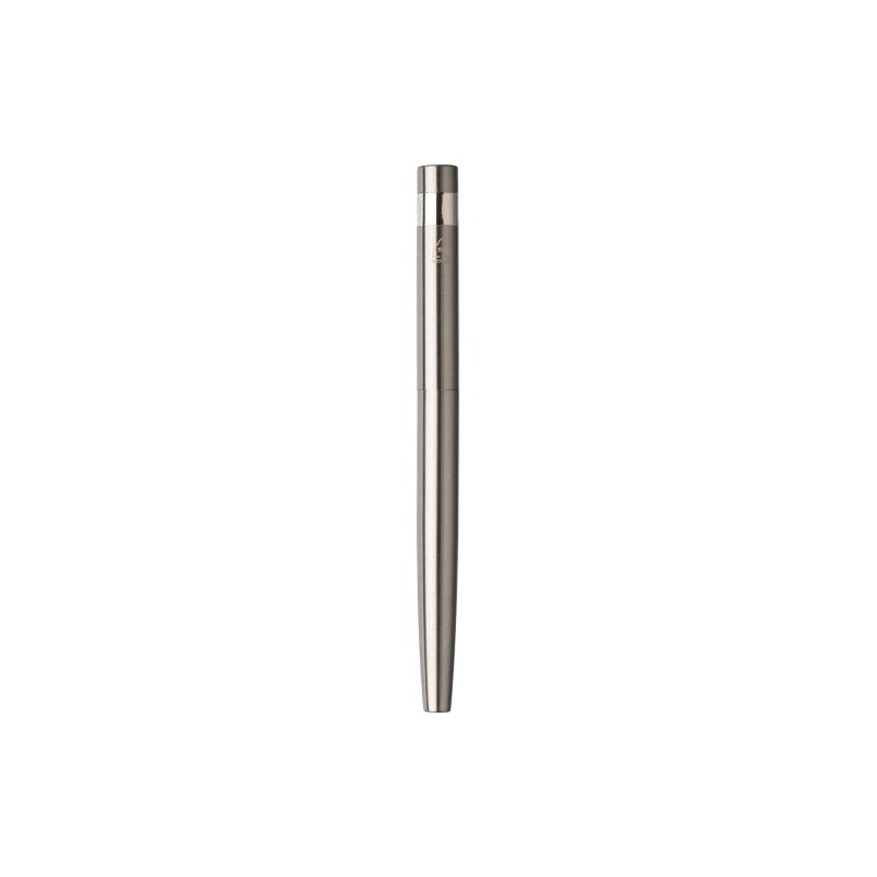 Parure Éco-responsable de Stylo Bille et Roller - Cadeau d'Entreprise Fritz Matières : acier inoxydable Couleurs : argenté impre