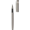 Parure Éco-responsable de Stylo Bille et Roller - Cadeau d'Entreprise Fritz Matières : acier inoxydable Couleurs : argenté objet
