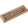 Parure Éco-responsable de Stylo Bille et Roller - Cadeau d'Entreprise Fritz Matières : acier inoxydable Couleurs : argenté perso