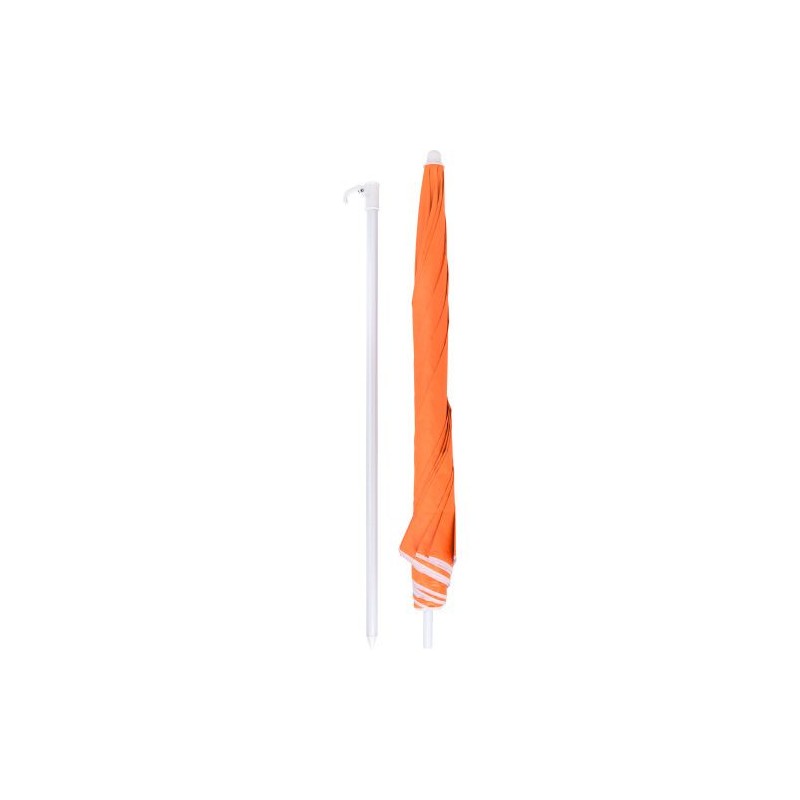 Parasol personnalisé en polyester 190T pour la plage - Elsa cadeau affaires élégant