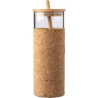 Gobelet Éco-responsable en Verre et Bambou de 450 ml - Marlies Matières : liège Couleurs : brun