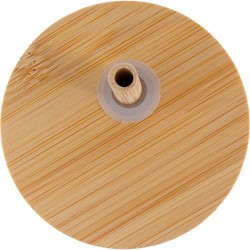 Gobelet Éco-responsable en Verre et Bambou de 450 ml - Marlies Matières : liège Couleurs : brun impression haute définition