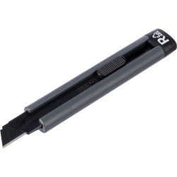 Cutter Éco-responsable en ABS Recyclé Personnalisé - Rolf Matières : métal Couleurs : gris marquage laser ultra précis