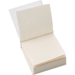 Bloc-notes personnalisé en carton recyclé  Thalassa Matières : papier recyclé Couleurs : blanc cassé