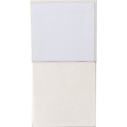 Bloc-notes personnalisé en carton recyclé  Thalassa Matières : papier recyclé Couleurs : blanc cassé personnalisable avec votre 
