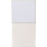Bloc-notes personnalisé en carton recyclé  Thalassa Matières : papier recyclé Couleurs : blanc cassé personnalisable avec votre 