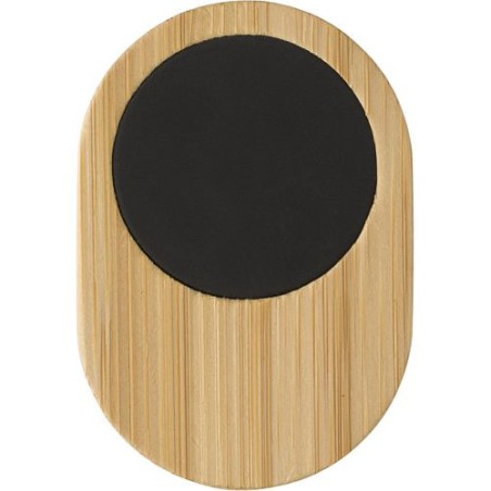 Support de téléphone en bambou personnalisé Larry Matières : bambou Couleurs : brun