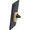 Support de téléphone en bambou personnalisé Larry Matières : bambou Couleurs : brun personnalisable avec votre logo