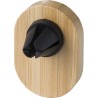 Support de téléphone en bambou personnalisé Larry Matières : bambou Couleurs : brun marquage laser ultra précis