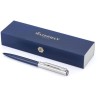 Stylo bille personnalisé  Deluxe Waterman Allure Matières : métal Couleurs : bleu goodies publicitaire événementiel