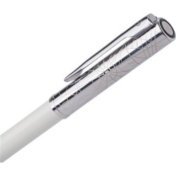 Stylo bille personnalisé  Deluxe Waterman Allure Matières : métal Couleurs : bleu marquage laser ultra précis