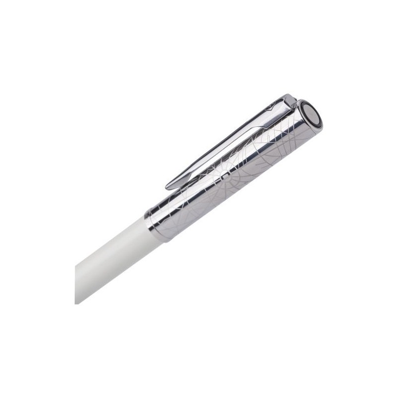 Stylo bille personnalisé  Deluxe Waterman Allure Matières : métal Couleurs : bleu marquage laser ultra précis
