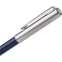 Stylo bille personnalisé  Deluxe Waterman Allure Matières : métal Couleurs : bleu cadeau client original