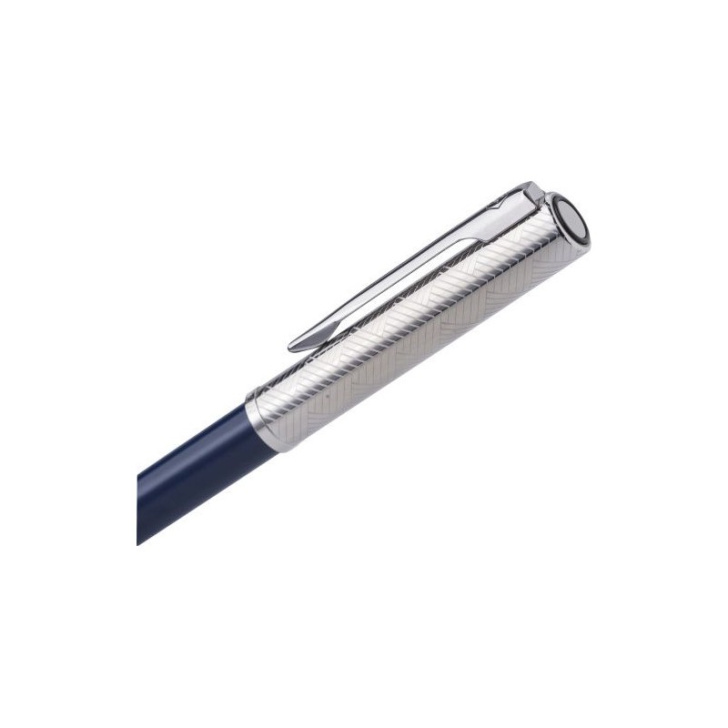 Stylo bille personnalisé  Deluxe Waterman Allure Matières : métal Couleurs : bleu cadeau client original
