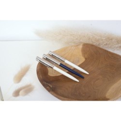 Stylo bille personnalisé  Deluxe Waterman Allure Matières : métal Couleurs : bleu goodies personnalisé en stock