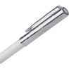 Stylo bille personnalisé  Deluxe Waterman Allure Matières : métal Couleurs : blanc impression haute définition