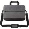Sacoche porte-ordinateur pratique et élégante en polyester Seraphina Matières : nylon Couleurs : gris