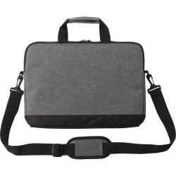Sacoche porte-ordinateur pratique et élégante en polyester Seraphina Matières : nylon Couleurs : gris cadeau entreprise pas cher