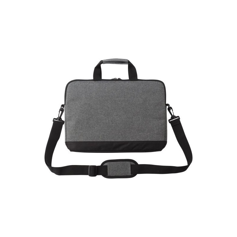 Sacoche porte-ordinateur pratique et élégante en polyester Seraphina Matières : nylon Couleurs : gris cadeau entreprise pas cher