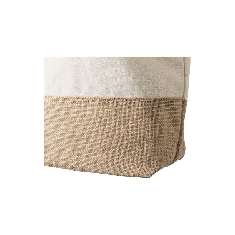 Sac shopping durable en coton canvas - Diego Matières : coton Couleurs : kaki impression haute définition
