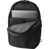 Sac à dos  porte-ordinateur en polyester rPET - Phineas Matières : nylon Couleurs : noir impression haute définition