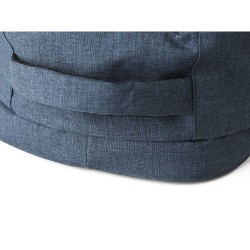 Sac à dos antivol en rPET personnalisé Celeste Matières : polyester Couleurs : gris clair marquage laser ultra précis