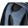 Sac à dos antivol en rPET personnalisé Celeste Matières : polyester Couleurs : bleu marquage couleur éclatante